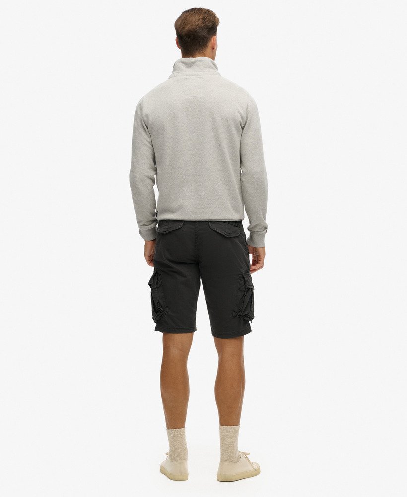 core cargo short in gewassen zwart