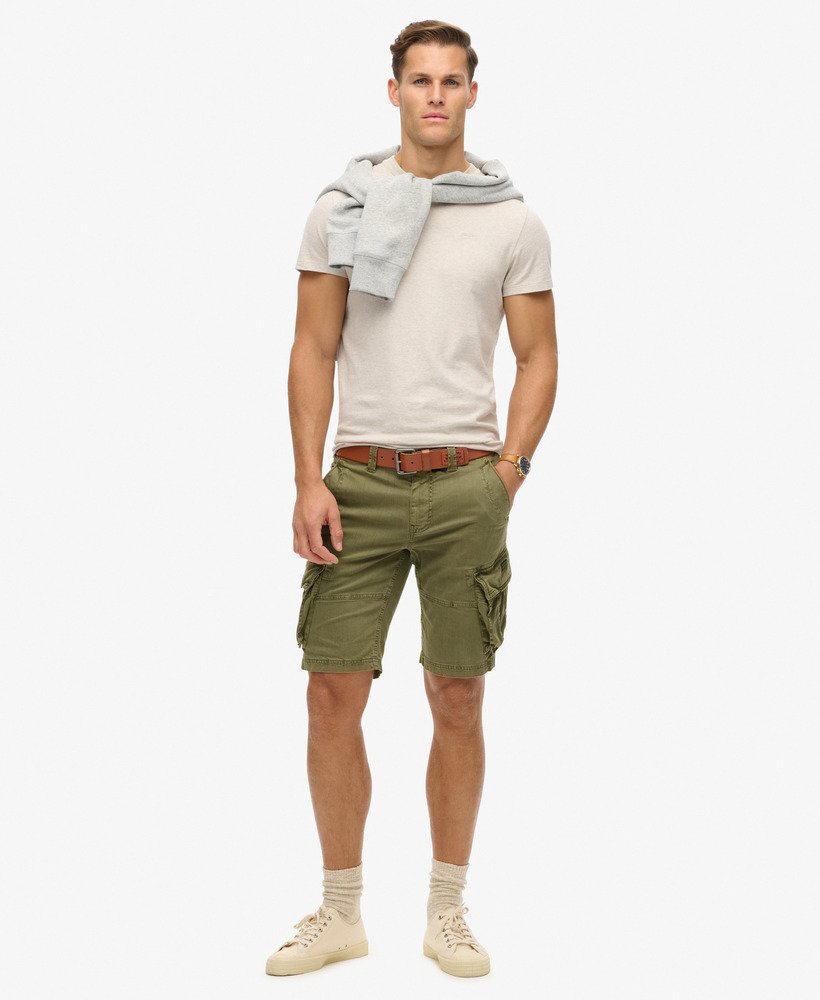 core cargo short in bieslookgroen