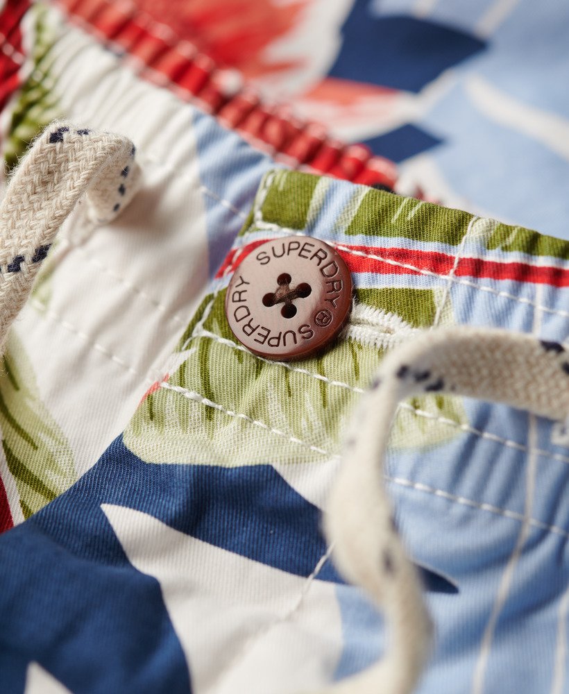 bermudashorts in optisch bananenblad
