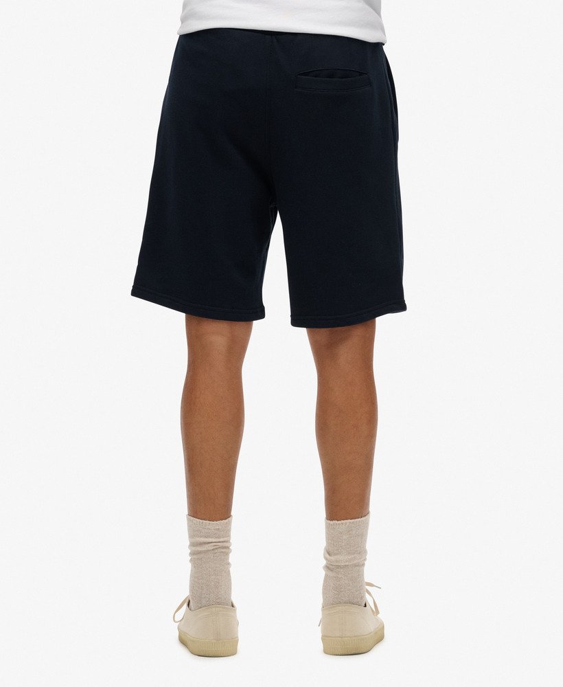 essential logo jersey shorts in eclipse navy