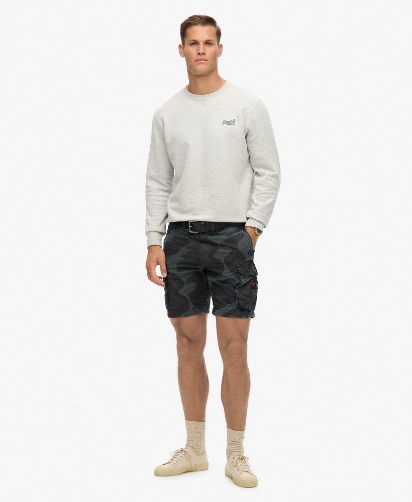 parachute light shorts in telo black camo