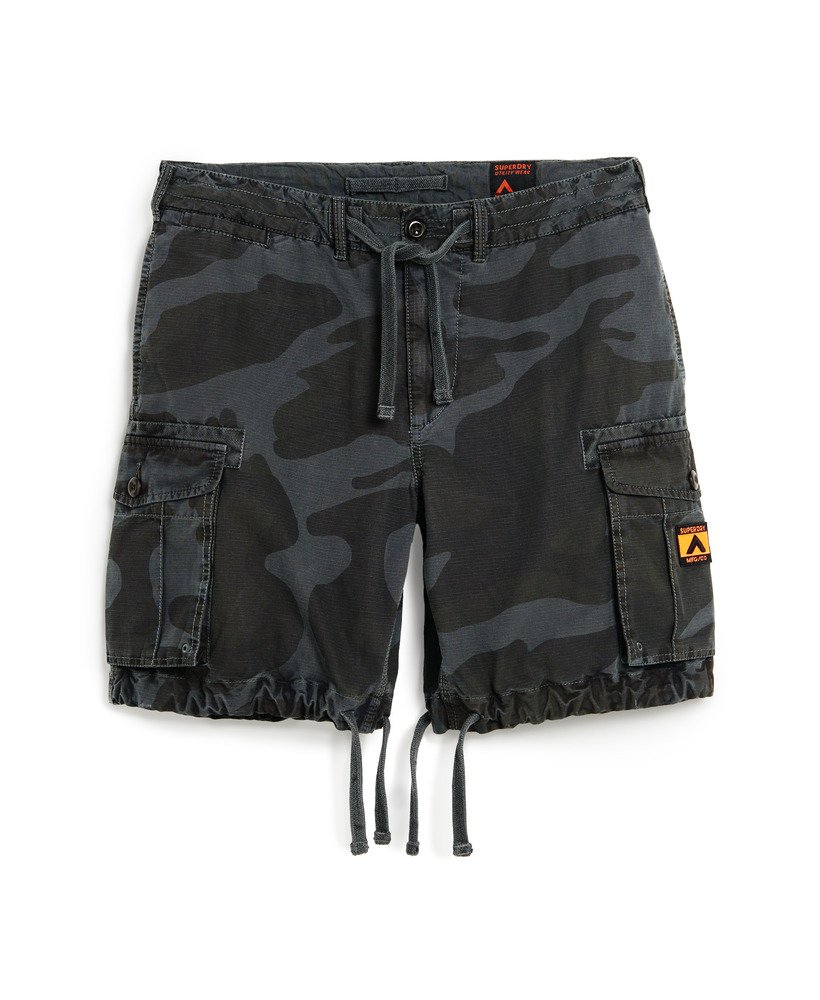 parachute light shorts in telo black camo