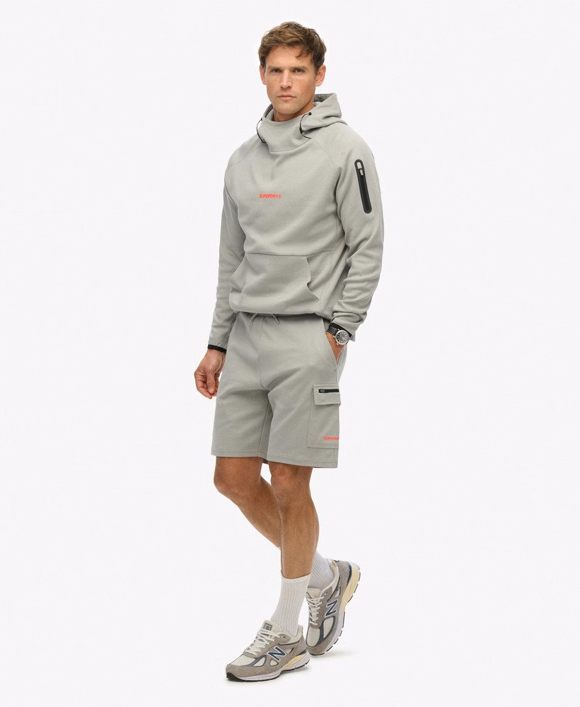 Cargo shorts met technisch logo