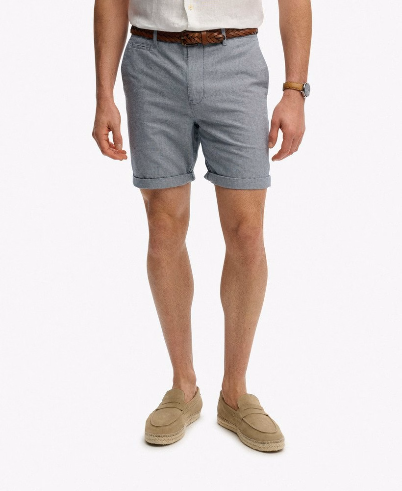 Premium getextureerde chino shorts