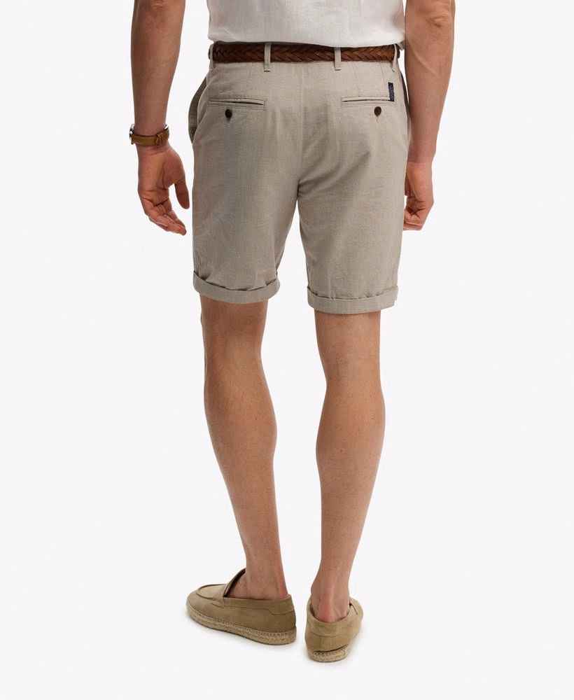 Premium getextureerde chino shorts