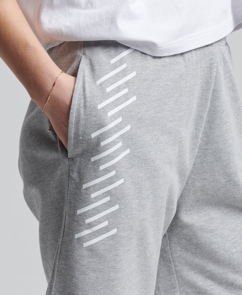 code core sport jongensshorts in grijs gemêleerd