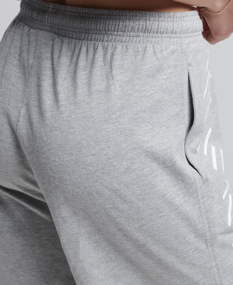 code core sport jongensshorts in grijs gemêleerd