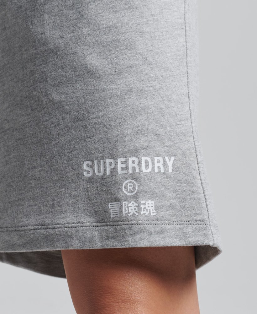 code core sport jongensshorts in grijs gemêleerd