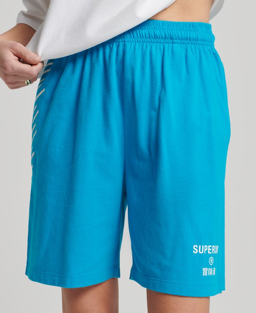 code core sport jongensshorts in petrol
