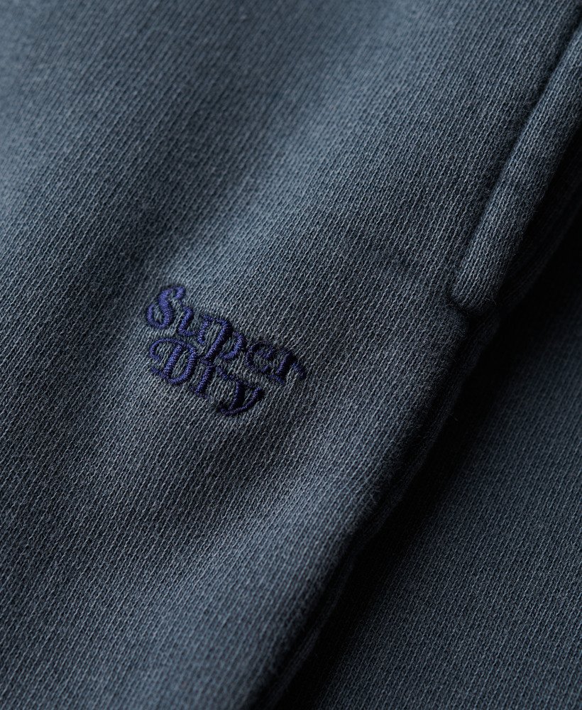 vintage wash sweat shorts in eclipse navy