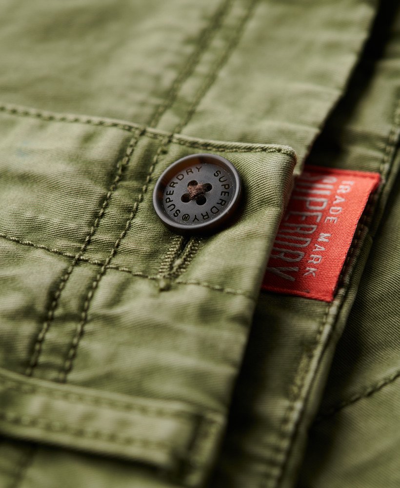 chino hot shorts in olijfgroen kaki