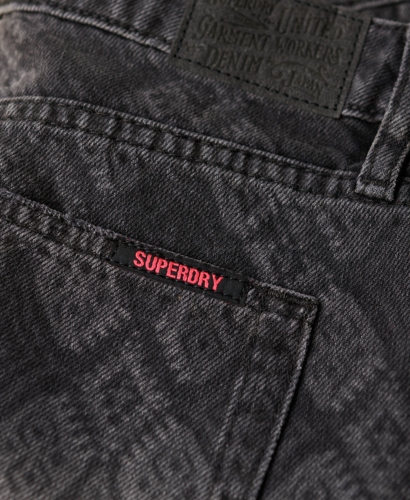 denim hot shorts in wolcott blackstone aop