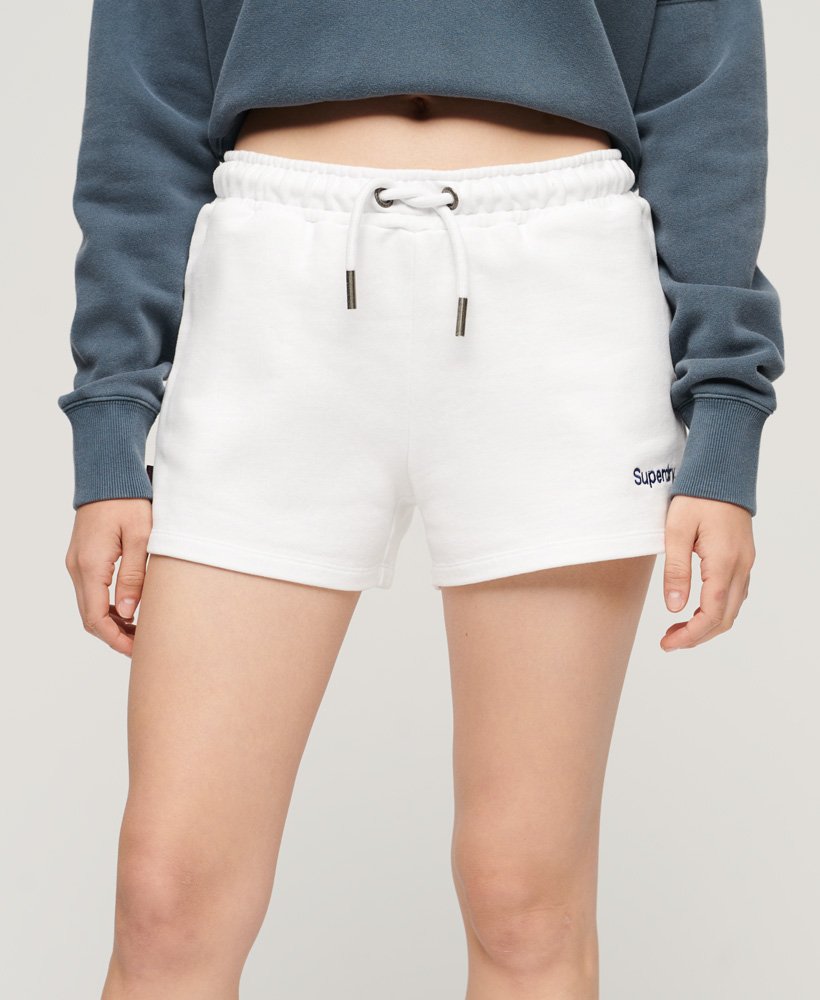 vintage jersey shorts in optic