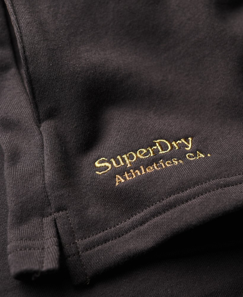 essential logo shorts in bison black