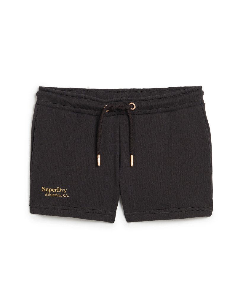 essential logo shorts in bison black