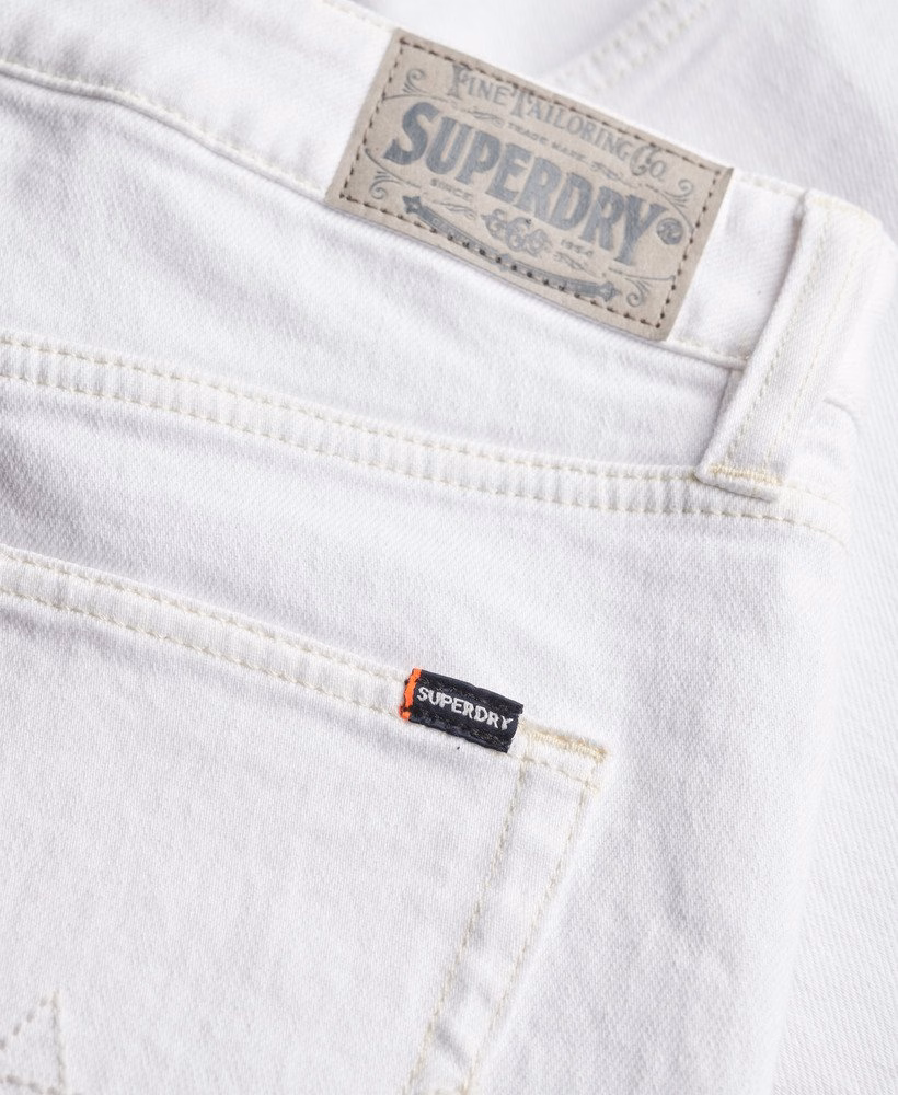 Middelhoge afgesneden shorts