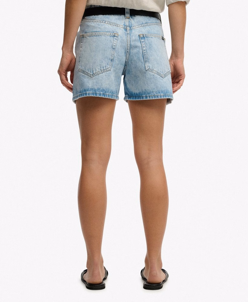 Middelhoge denim shorts