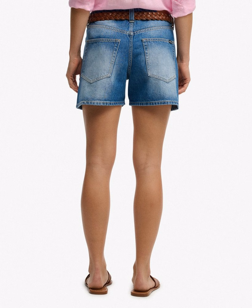 Middelhoge denim shorts