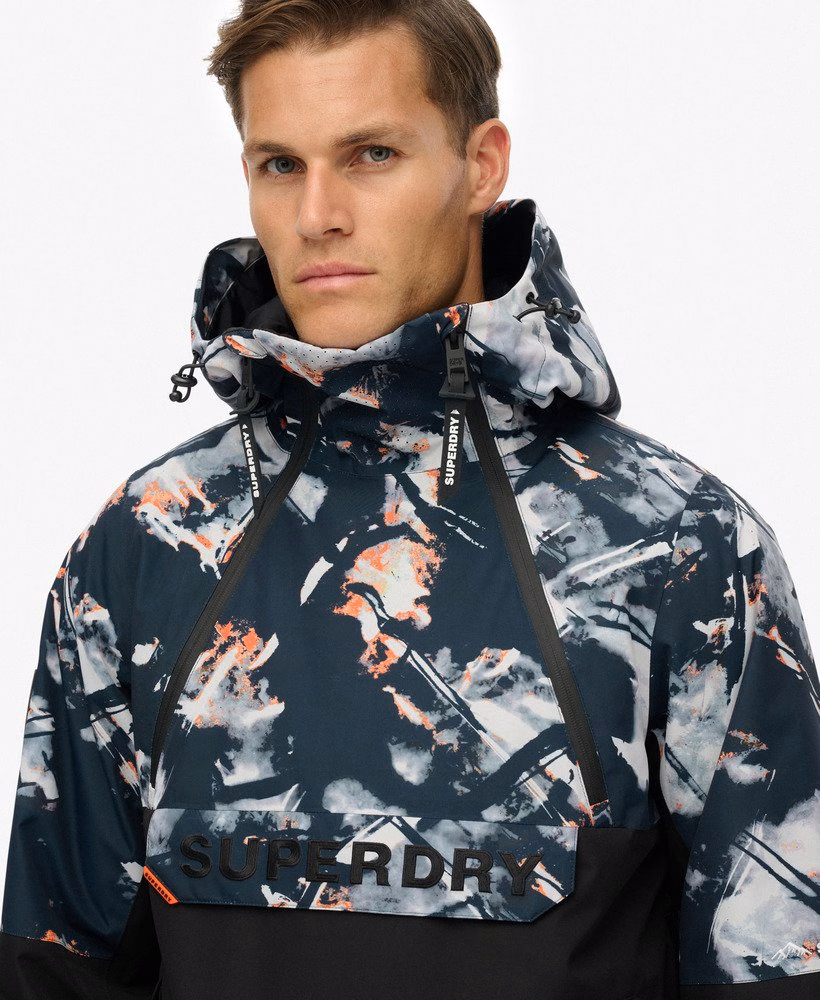 Freestyle ski-jas met overslag