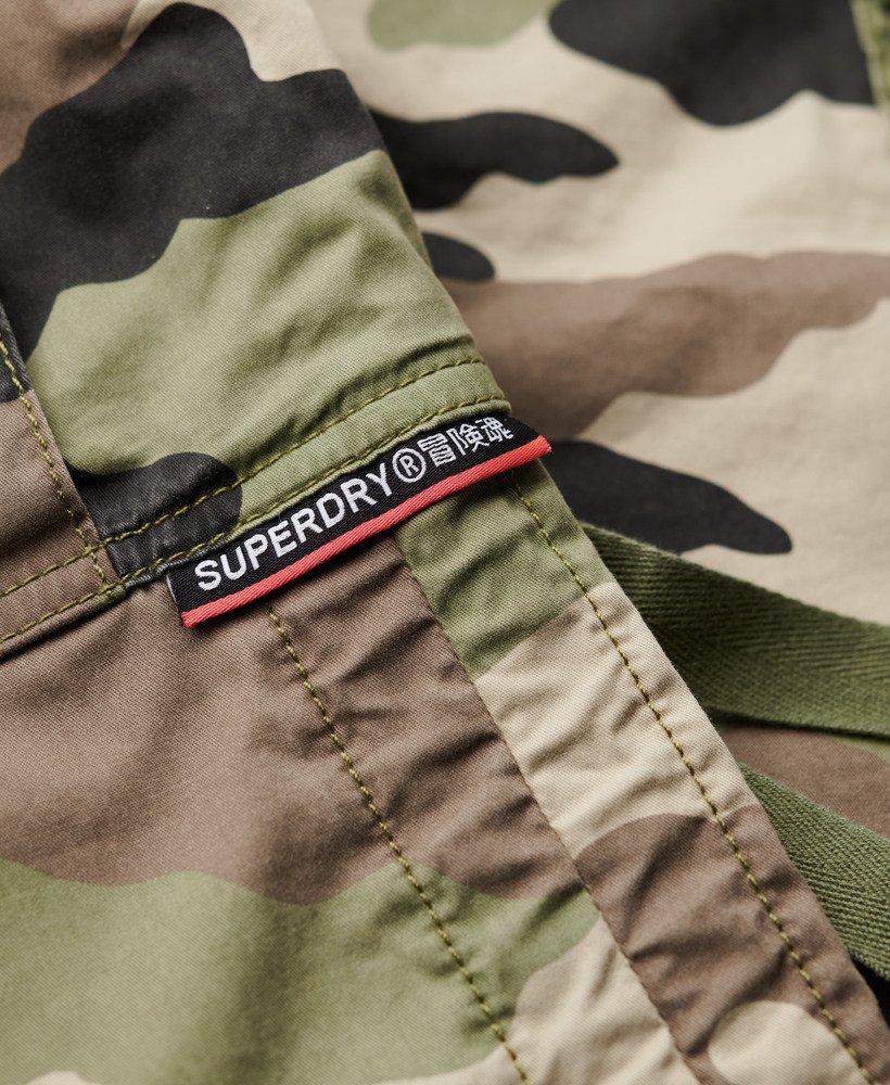 cargo midi rok in jasje camouflage