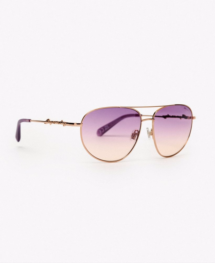 Aviator zonnebril met glazen met kleurverloop