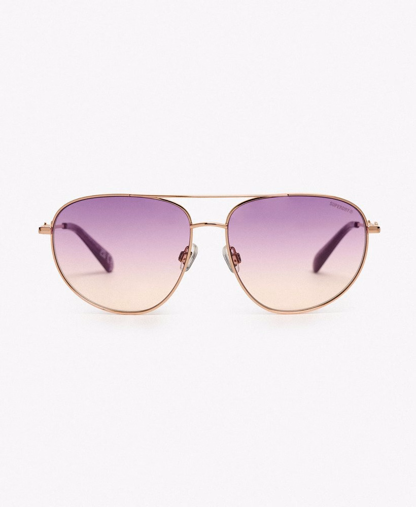 Aviator zonnebril met glazen met kleurverloop