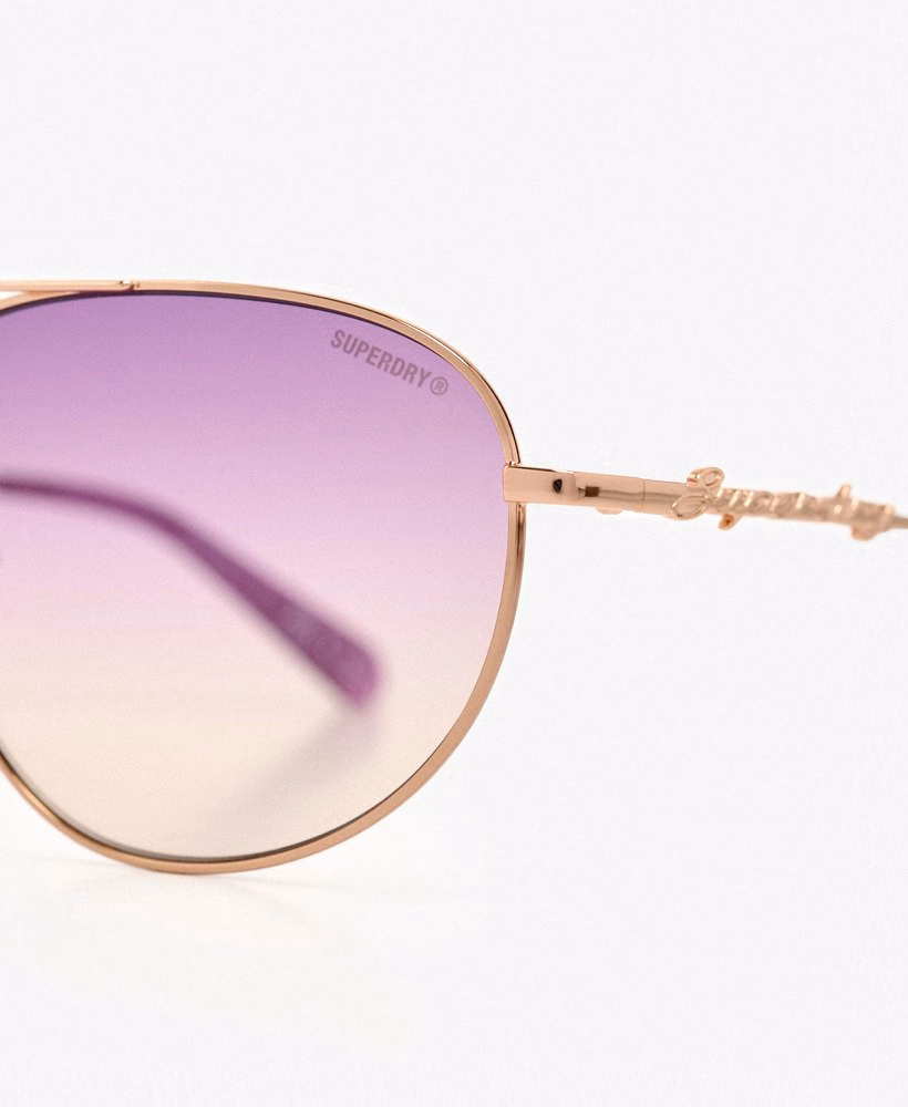 Aviator zonnebril met glazen met kleurverloop