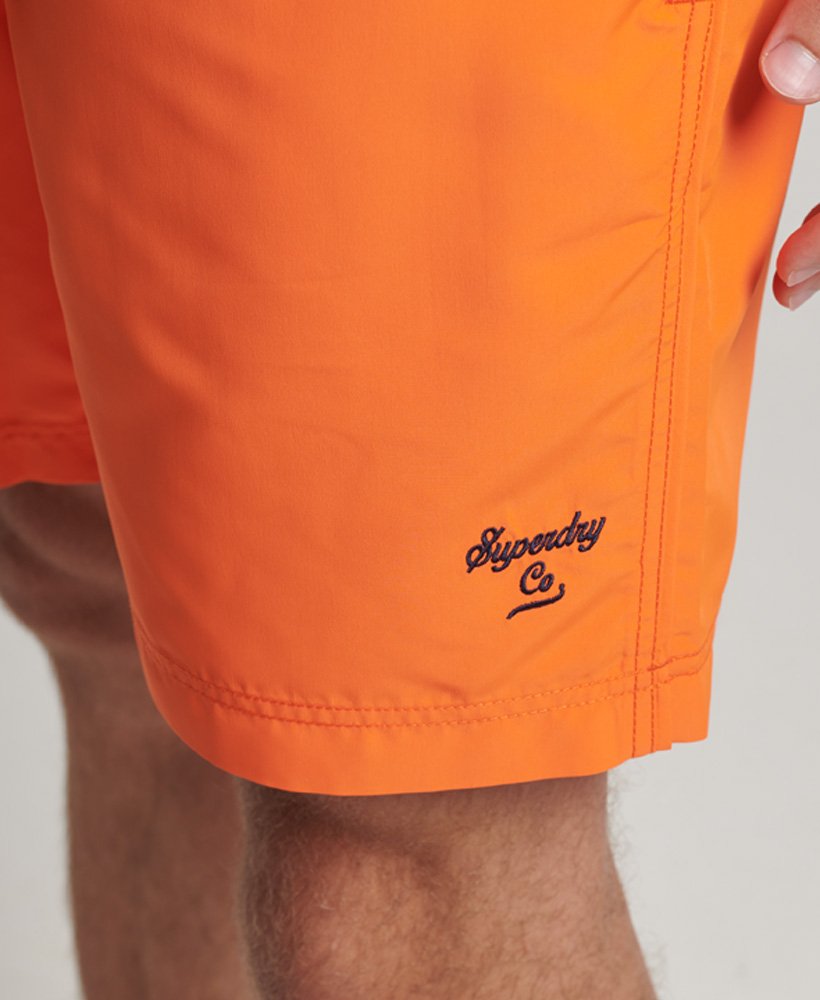 polo zwembroek van gerecycled materiaal in denver orange