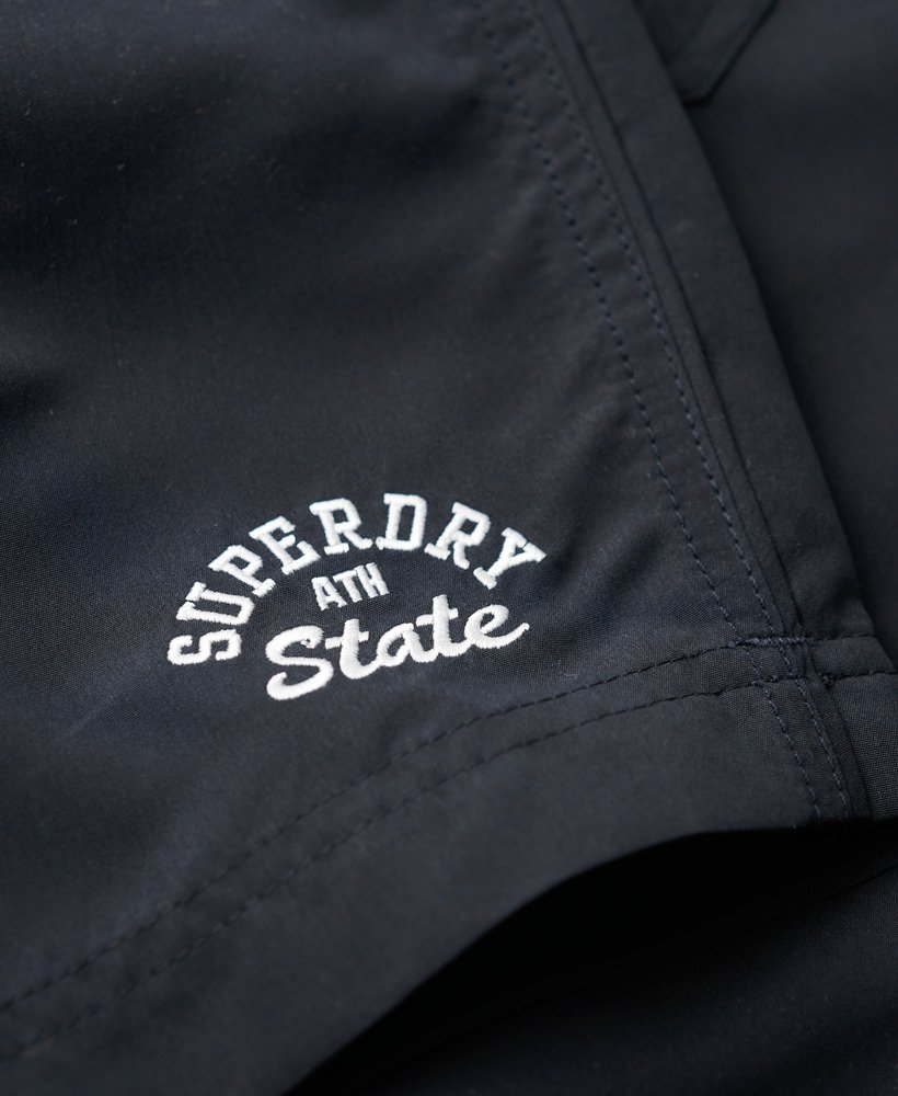 gerecyclede polo zwemshorts van 17 inch in een prachtige marineblauwe kleur.
