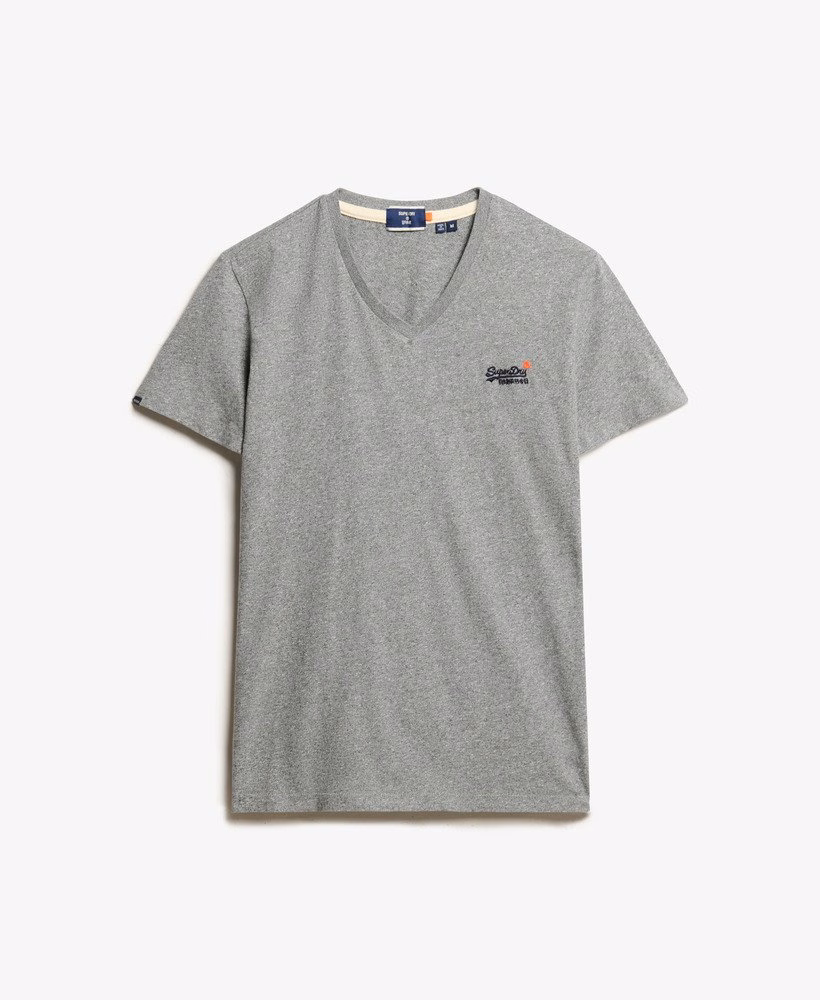 Klassiek T-shirt met V-hals van biologisch katoen