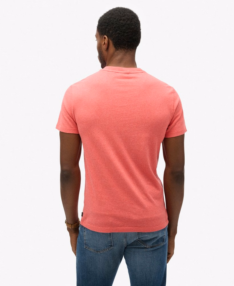 T-shirt met klein logo van biologisch katoen