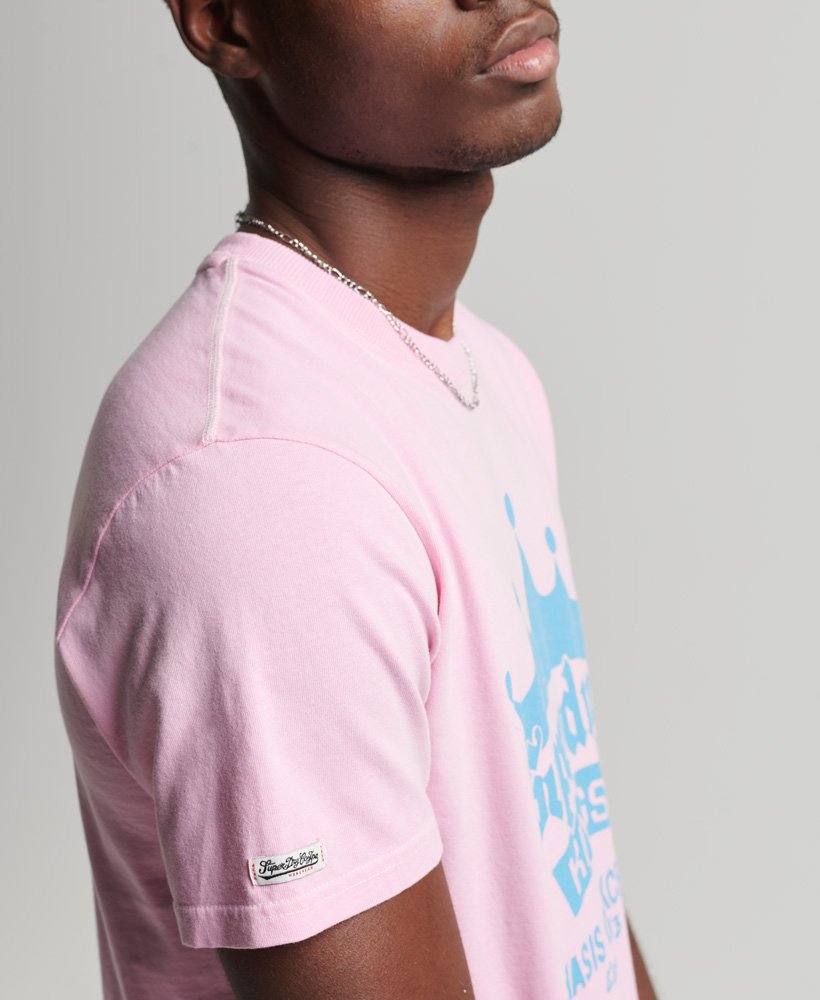 limited edition vintage 04 rework classic t-shirt in imperial pink