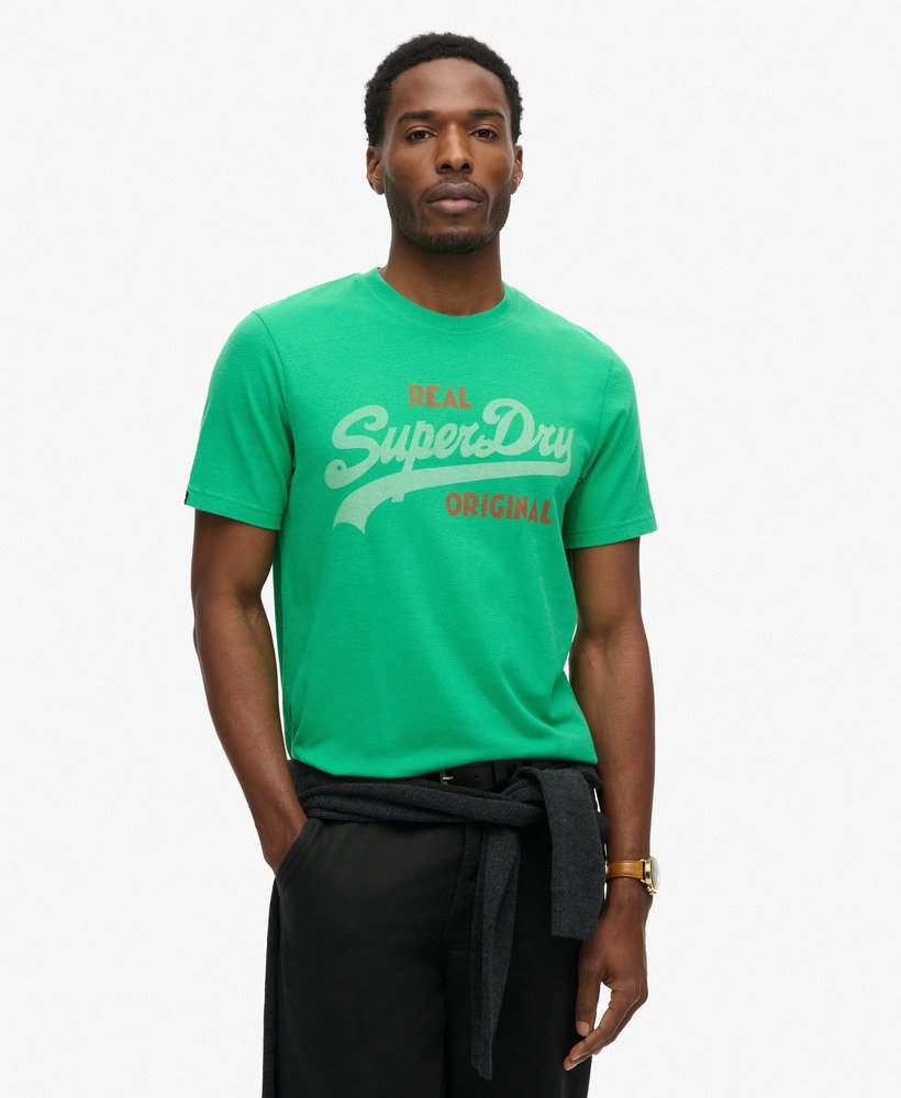 vintage logo frisdrank t-shirt in drop kick green