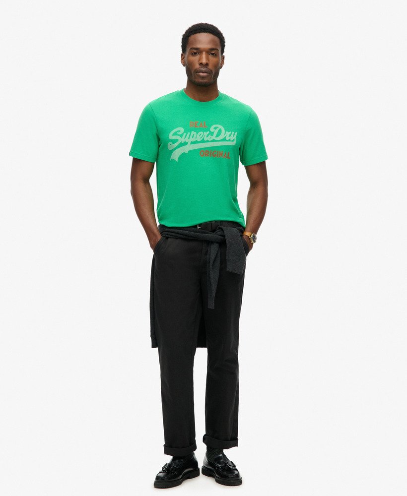 vintage logo frisdrank t-shirt in drop kick green