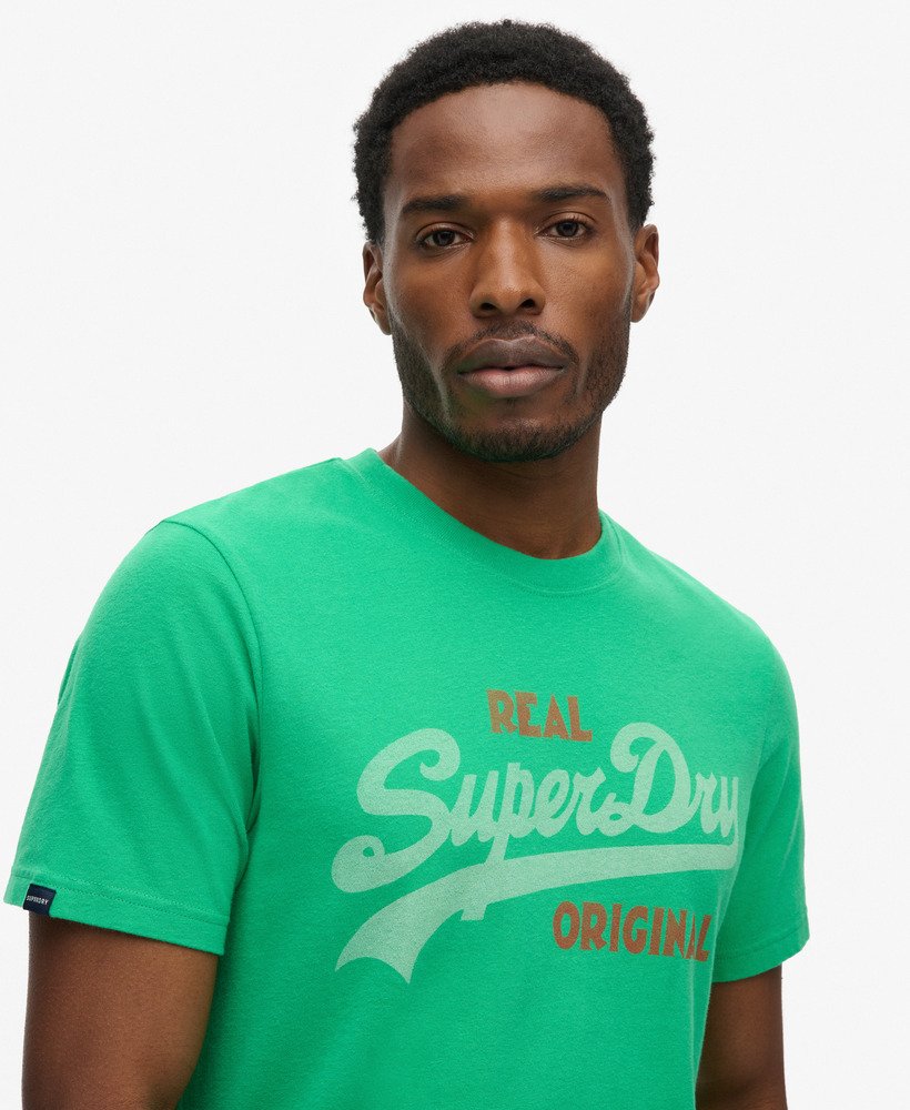 vintage logo frisdrank t-shirt in drop kick green