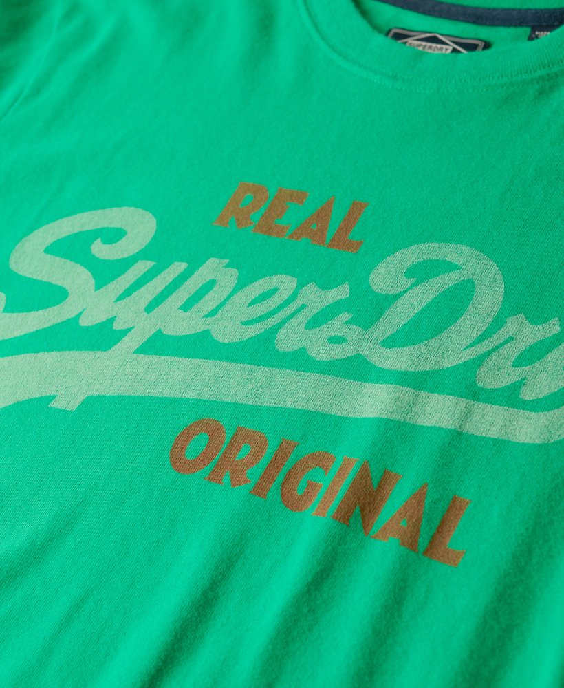 vintage logo frisdrank t-shirt in drop kick green