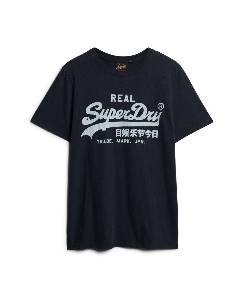 vintage logo t-shirt in eclipse navy