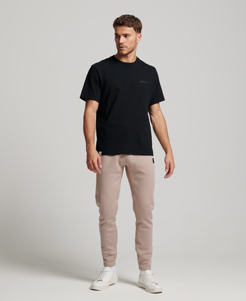 tech joggers in warm grijs