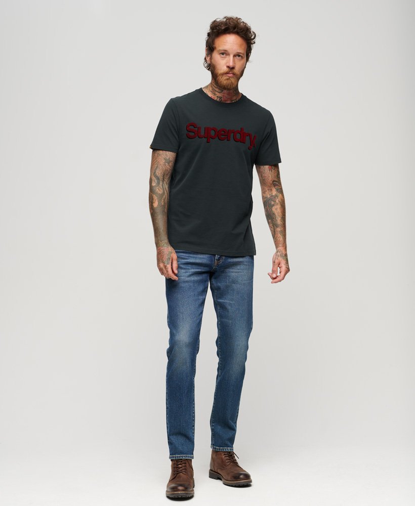 core logo classic t-shirt in eclipse navy