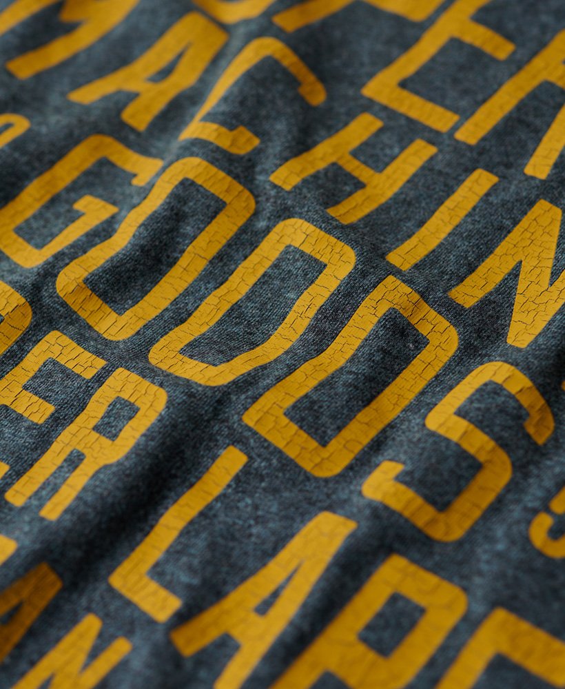 copper label workwear t-shirt in airborne navy jaspe marl