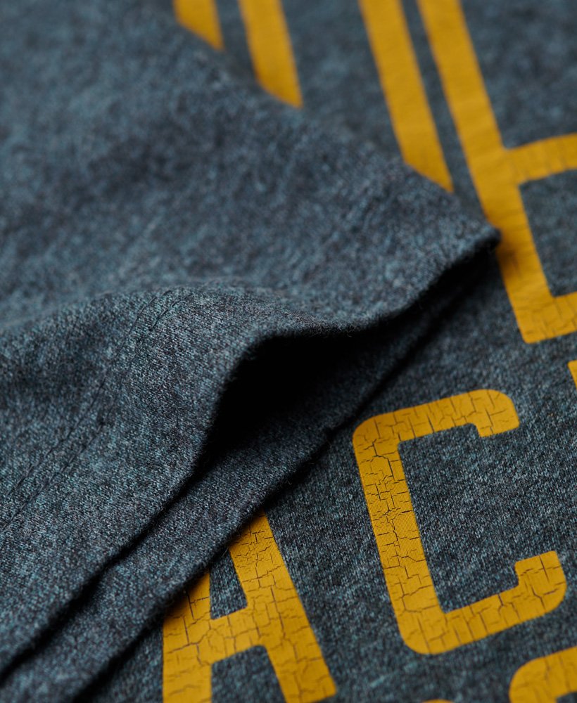copper label workwear t-shirt in airborne navy jaspe marl