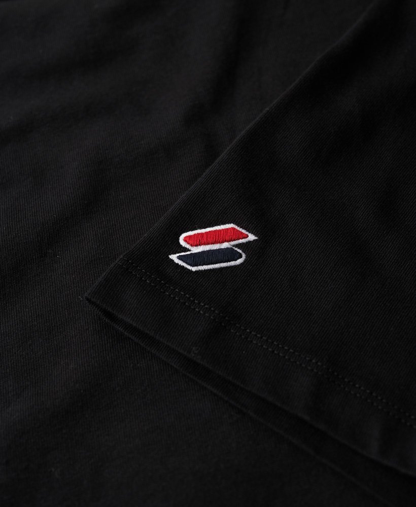 osaka logo losvallend t-shirt in zwart