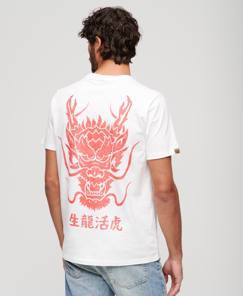 grafisch t-shirt voor chinees nieuwjaar in optic