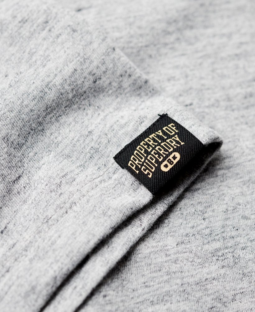 grafisch t-shirt voor chinees nieuwjaar in sportief grijs gemêleerd.