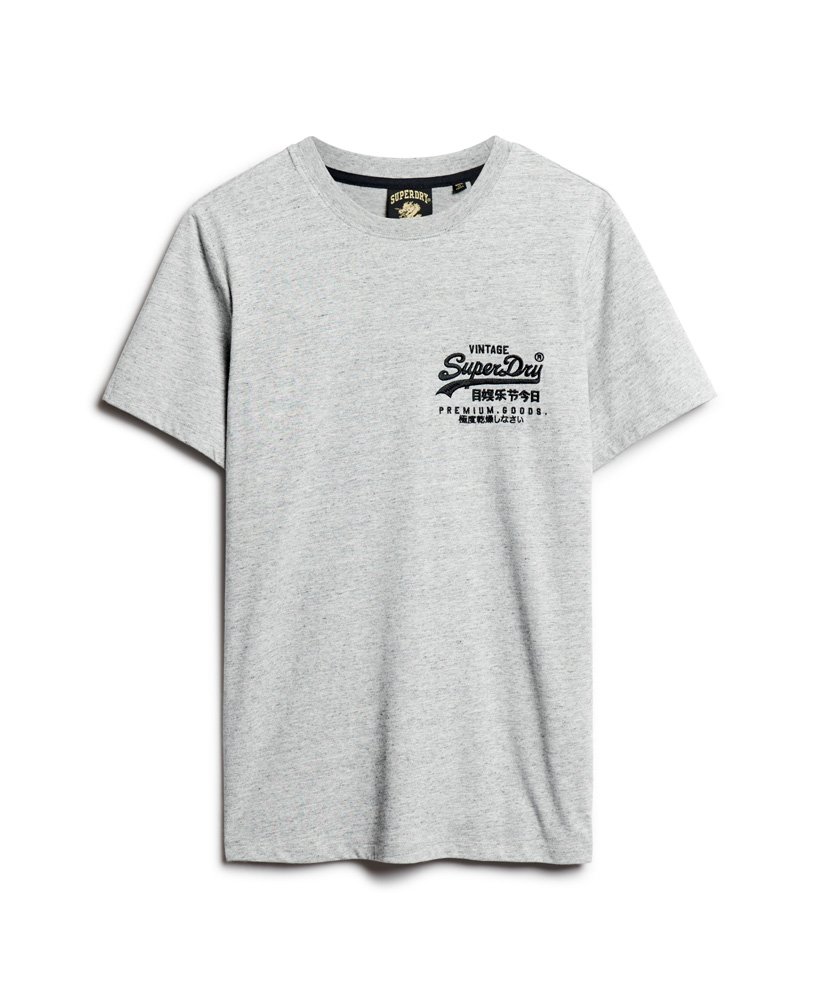 grafisch t-shirt voor chinees nieuwjaar in sportief grijs gemêleerd.
