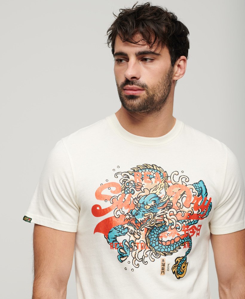 tokyo graphic t-shirt in off white