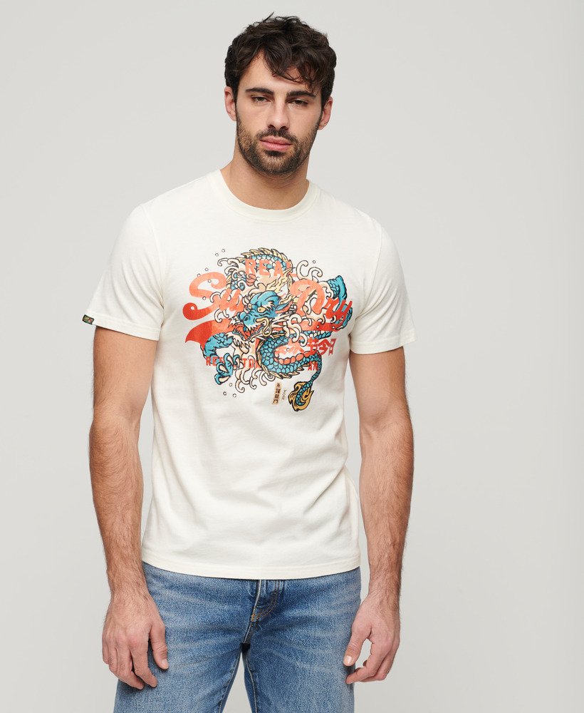 tokyo graphic t-shirt in off white