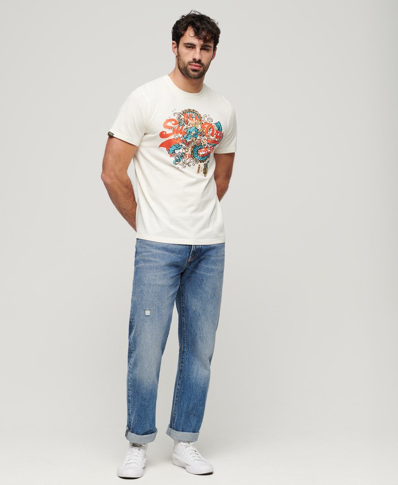 tokyo graphic t-shirt in off white