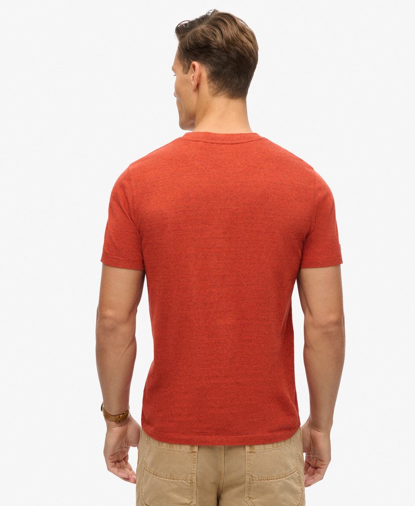 geborduurd vintage logo t-shirt in arizona orange grit