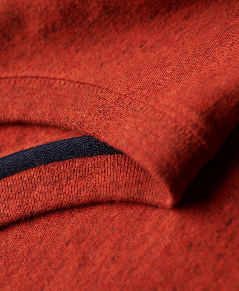 geborduurd vintage logo t-shirt in arizona orange grit